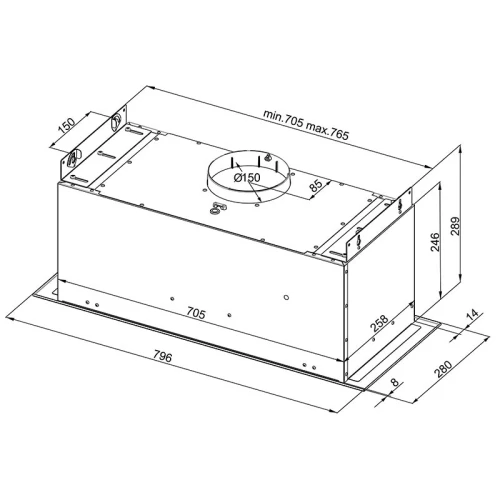 OKAP GLOBALO AGENDERO 80.2 INOX