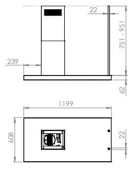 OKAP GLOBALO NOELIA ISOLA 120.1 BLACK