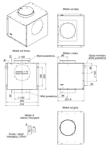 TURBINA WEWNĘTRZNA GLOBALO TW 2.1